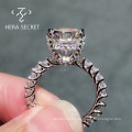 High Quality Classic Gic Certification Jewelry Ring Luxurious Diamond Ring